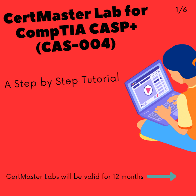 Best price ($106) CertMaster Labs for CASP+ / CAS-004 - CMO E-Learning Center