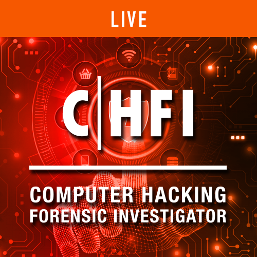 CHFI - Investigador Forense de Hacking de Computadores | Curso de Vídeo em Auto-ritmo (12 meses) + CyberQ Lab (6 meses) + eCourseware (24 meses) + Teste Prático e Voucher de Exame CHFI 