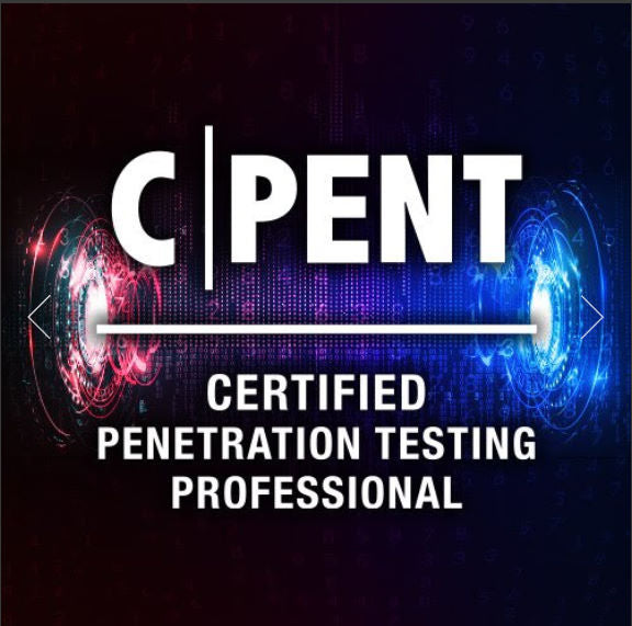 CPENT | Certified Penetration Testing Professional Self Paced Training & Exam Voucher + 1 x Retake