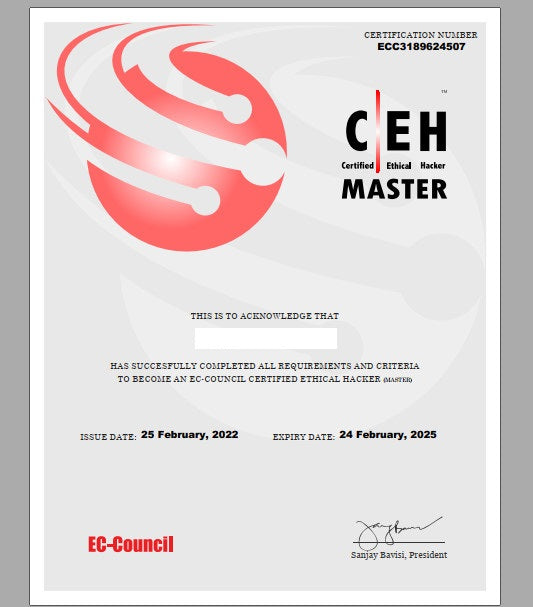 CEH v13 MASTER (Learn On-demand) with Exam Voucher + (1 RETAKE)