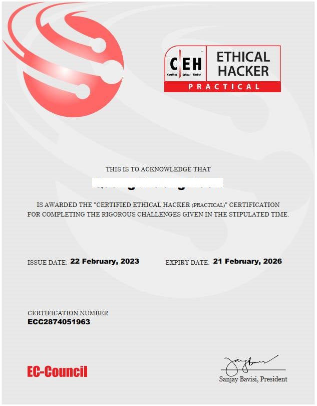 CEH v13 MASTER (Learn On-demand) with Exam Voucher + (1 RETAKE)